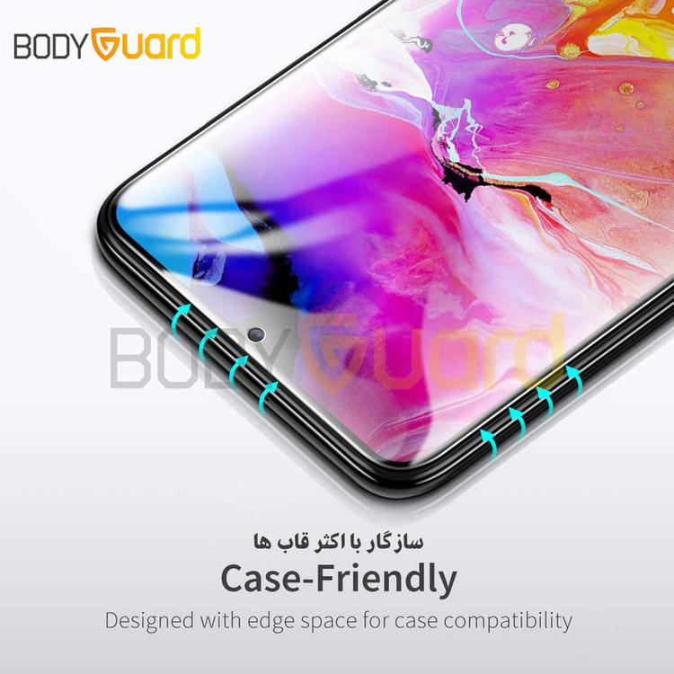محافظ صفحه نمایش بادیگارد مدل FS مناسب برای گوشی موبایل سامسونگ Galaxy M31s