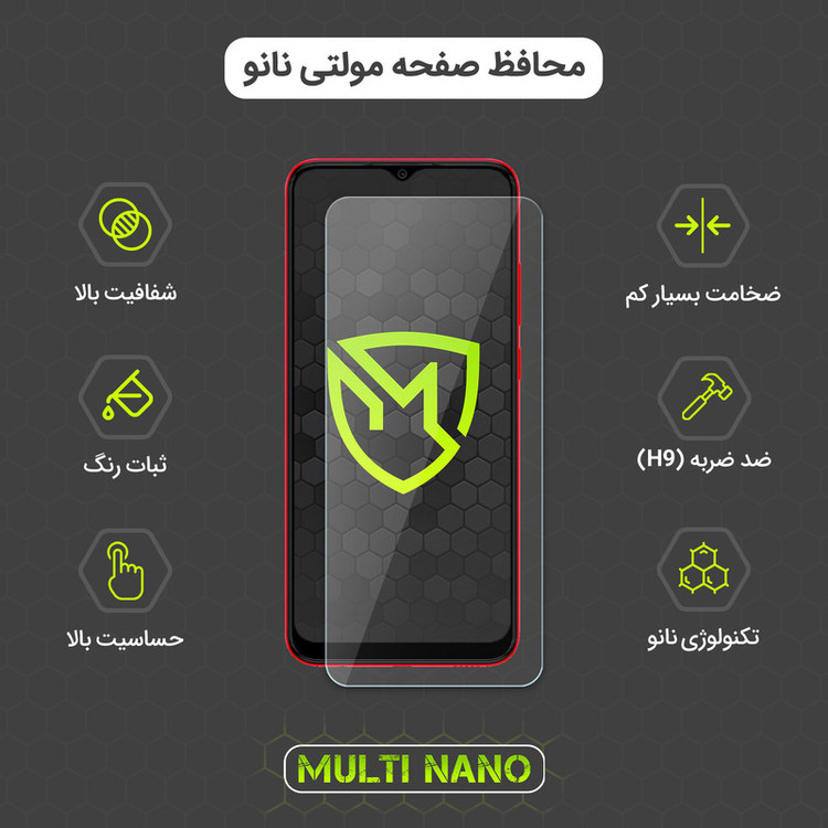 محافظ صفحه نمایش مولتی نانو مدل X-S1N مناسب برای گوشی موبایل تی پی لینک Neffos X1 Lite / TP904