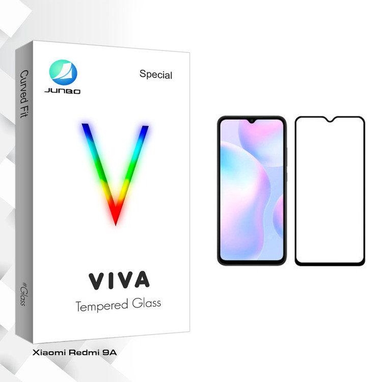 محافظ صفحه نمایش جانبو مدل Viva Glass مناسب برای گوشی موبایل شیائومی Redmi 9A