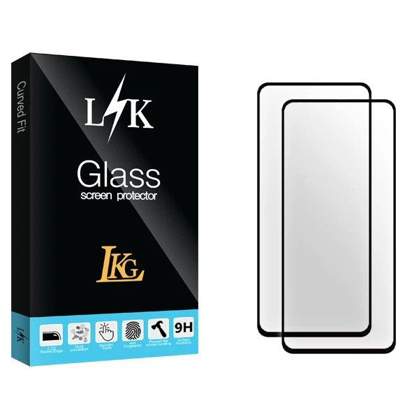 محافظ صفحه نمایش شیشهای ال کا جی مدل Full LKK مناسب برای گوشی موبایل سامسونگ Galaxy A72 / A90 / M55