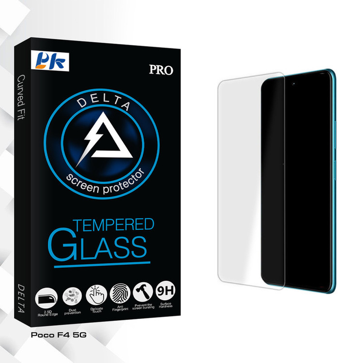 محافظ صفحه نمایش شیشه ای پی کی مدل Delta Glass MIX مناسب برای گوشی موبایل شیائومی Poco F4 5G