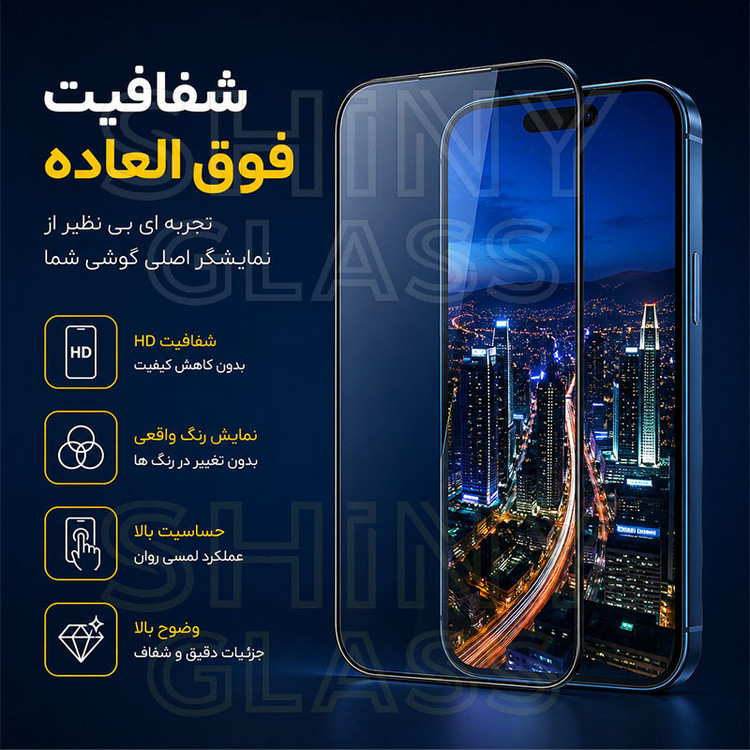 محافظ صفحه نمایش شیشه ای حریم شخصی آتوچبو مدل LIHD-AT مناسب برای گوشی موبایل اپل iPhone 12 Pro