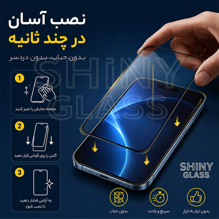 محافظ صفحه نمایش شیشه ای حریم شخصی آتوچبو مدل LIHD-AT مناسب برای گوشی موبایل اپل iPhone 12 Pro