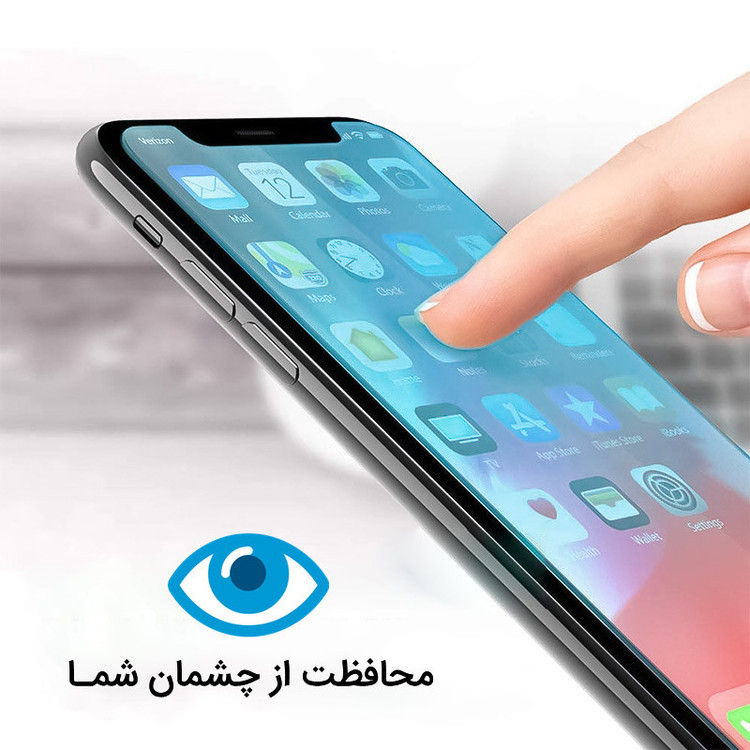 محافظ صفحه نمایش آنتی بلو راک اسپیس کد BLU مناسب برای گوشی موبایل آنر View 20