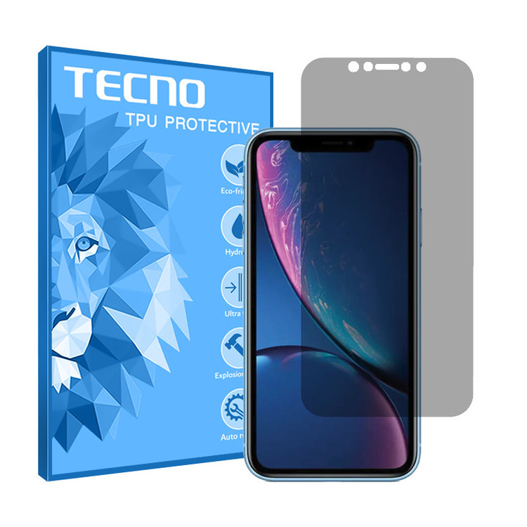 محافظ صفحه نمایش حریم شخصی تکنو مدل HyPRV مناسب برای گوشی موبایل اپل iPhone XR