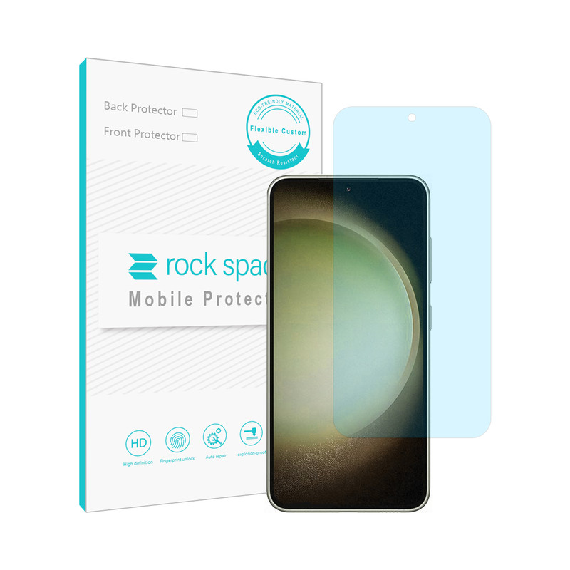 محافظ صفحه نمایش ضد اشعه آبی راک اسپیس مدل HyBLU مناسب برای گوشی موبایل سامسونگ Galaxy S23 PLUS
