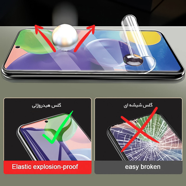 محافظ پشت گوشی شفاف راک اسپیس مدل HyGEL مناسب برای گوشی موبایل شیائومی Redmi Note 8T