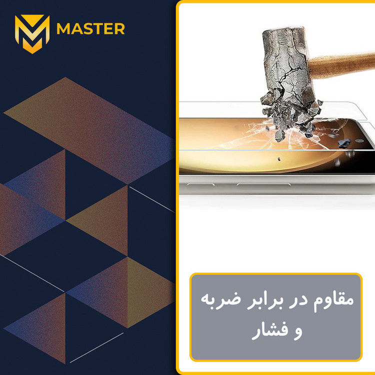 محافظ صفحه نمایش شفاف مستر مدل Resistant مناسب برای گوشی موبایل شیائومی Redmi 14C به همراه محافظ پشت گوشی