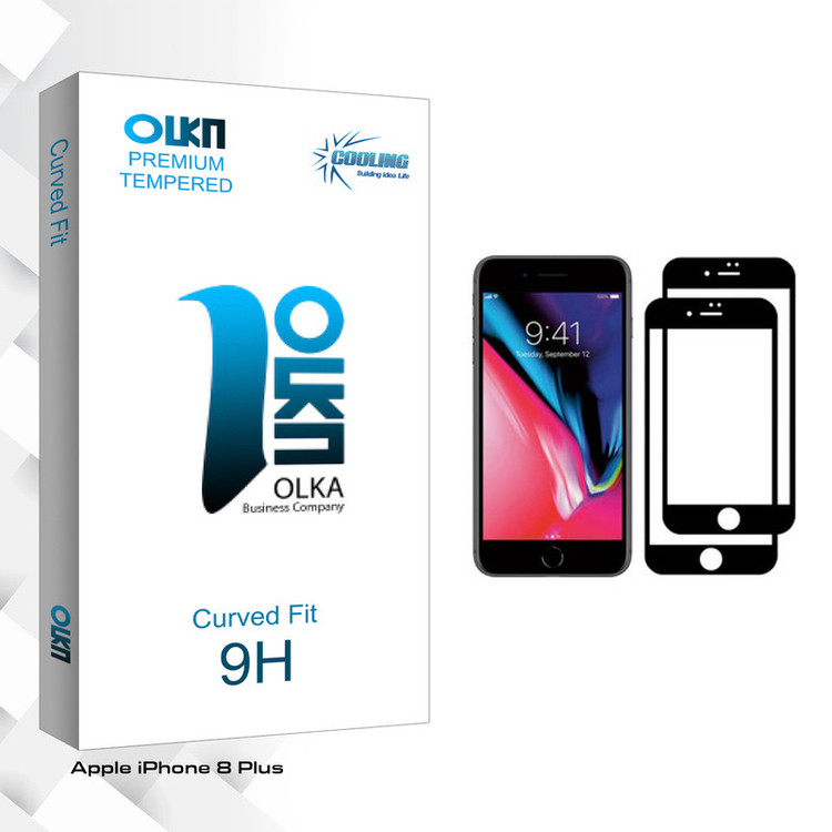 محافظ صفحه نمایش کولینگ مدل Olka مناسب برای گوشی موبایل اپل iPhone 8 Plus بسته دو عددی