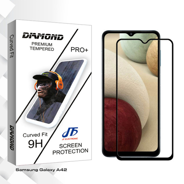 محافظ صفحه نمایش جی اف مدل Diamond glass مناسب برای گوشی موبایل سامسونگ Galaxy A42