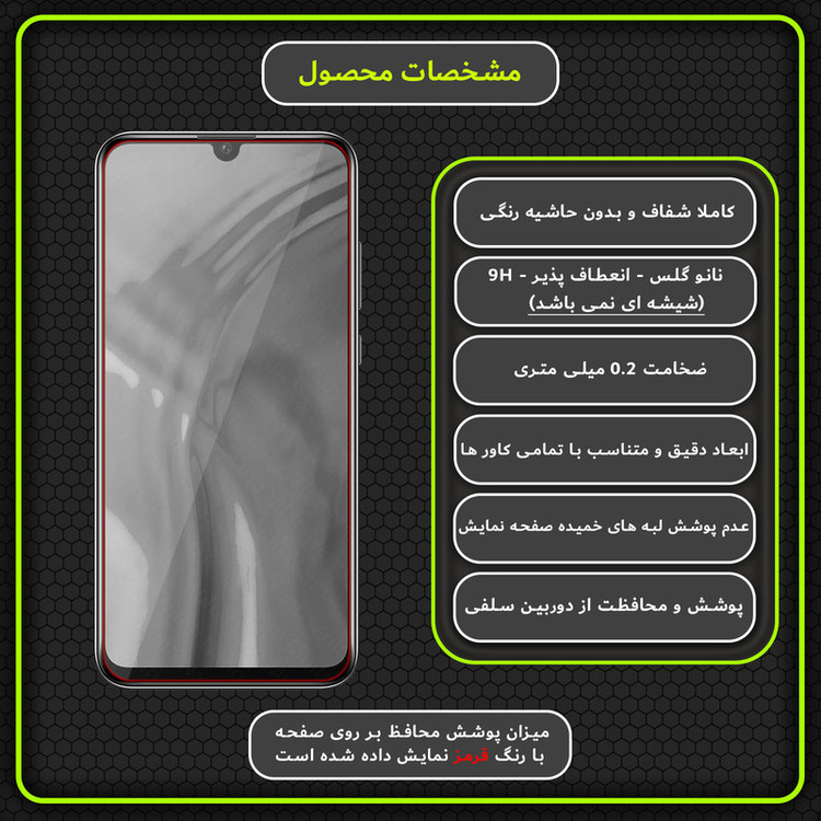 محافظ صفحه نمایش مولتی نانو مدل X-S1N مناسب برای گوشی موبایل آنر 20i
