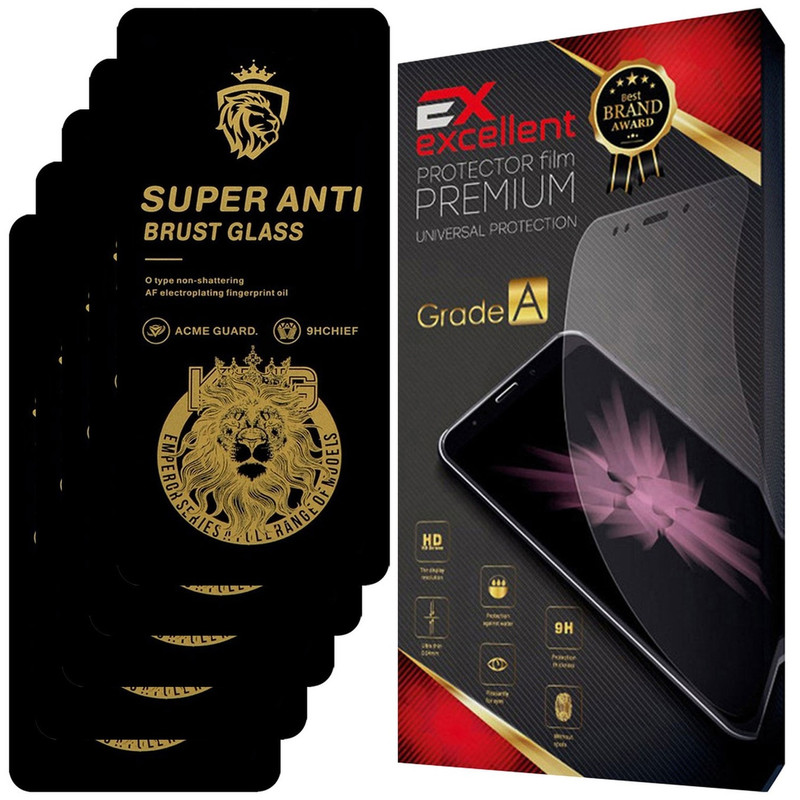 محافظ صفحه نمایش شیشه ای ایکس اکسلنت مدل XSA مناسب برای گوشی موبایل شیائومی Redmi Note 13 Pro 5G بسته پنج عددی