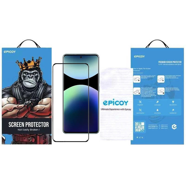 محافظ صفحه نمایش اپیکوی مدل Full Glass Kamo مناسب برای گوشی موبایل شیائومی Redmi Note 14 Pro 4G