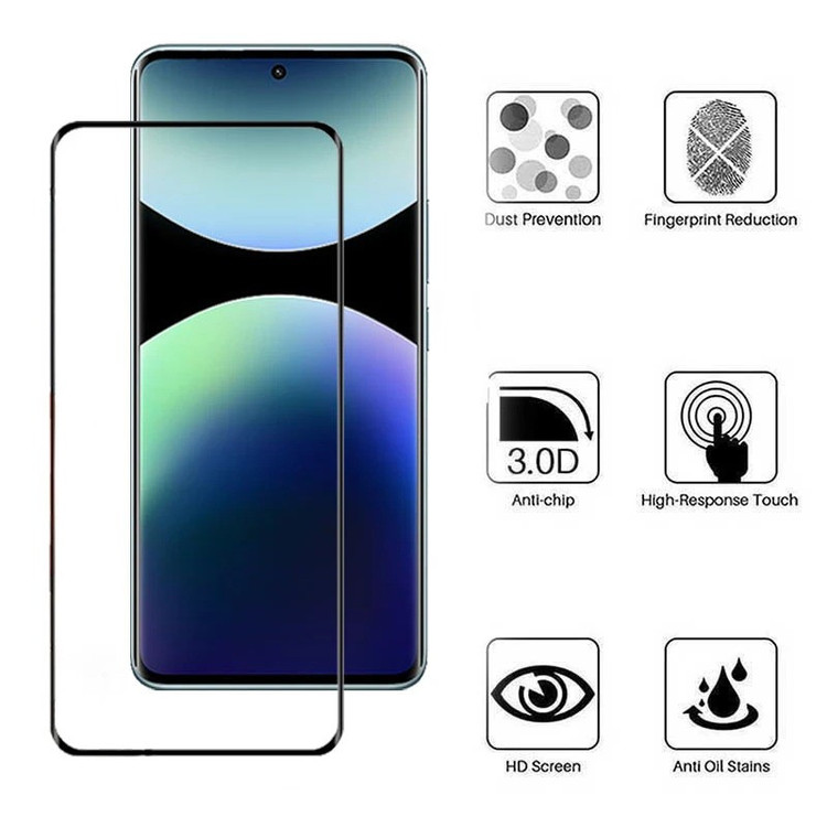 محافظ صفحه نمایش اپیکوی مدل Full Glass Kamo مناسب برای گوشی موبایل شیائومی Redmi Note 14 Pro 4G