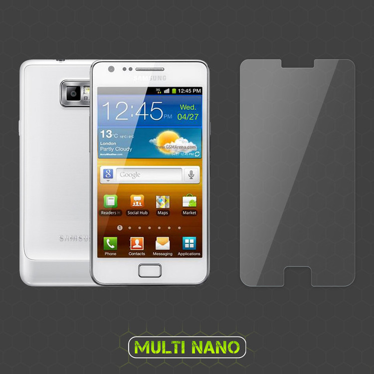 محافظ صفحه نمایش مولتی نانو مدل X-S2N مناسب برای گوشی موبایل سامسونگ Galaxy S2 بسته دو عددی