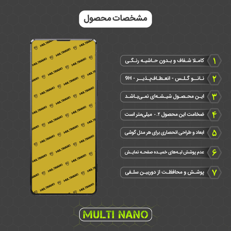 محافظ صفحه نمایش مولتی نانو مدل X-S1N مناسب برای گوشی موبایل سونی Xperia 1 II