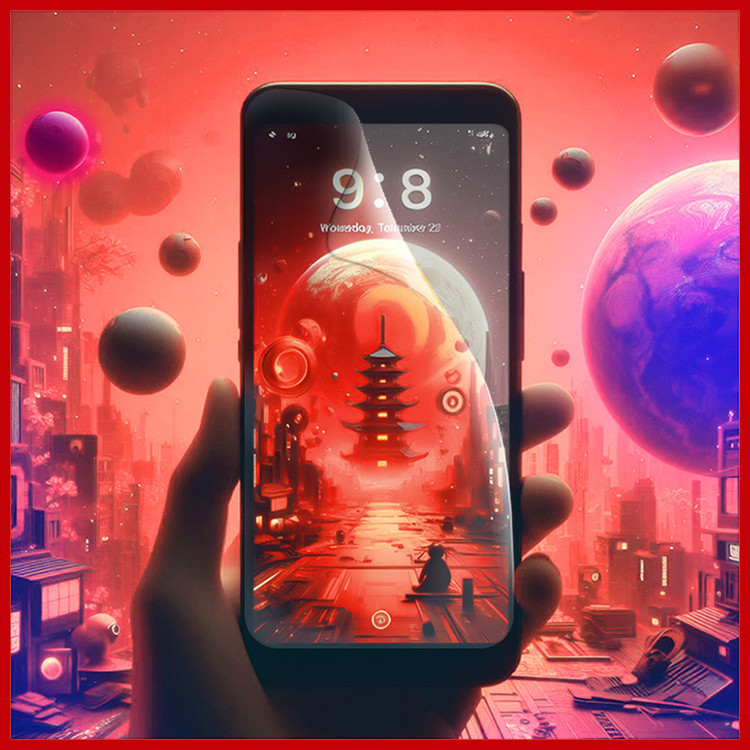 محافظ صفحه نمایش آنتی بلو ریمکس مدل HyBLU مناسب برای گوشی موبایل هوآوی P60 Pro