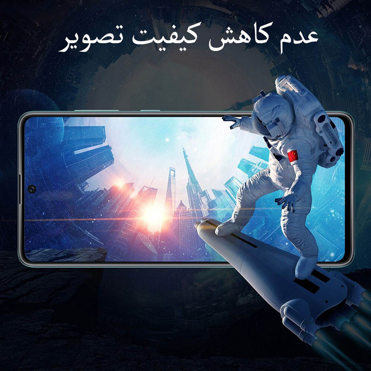 محافظ صفحه نمایش دلتا مدل HD مناسب برای گوشی موبایل سامسونگ Galaxy M31s