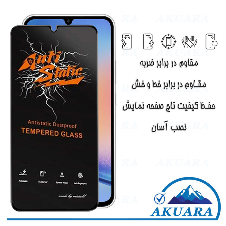 محافظ صفحه نمایش آکوآرا مدل AKU as2 مناسب برای گوشی موبایل سامسونگ Galaxy A07 بسته دو عددی