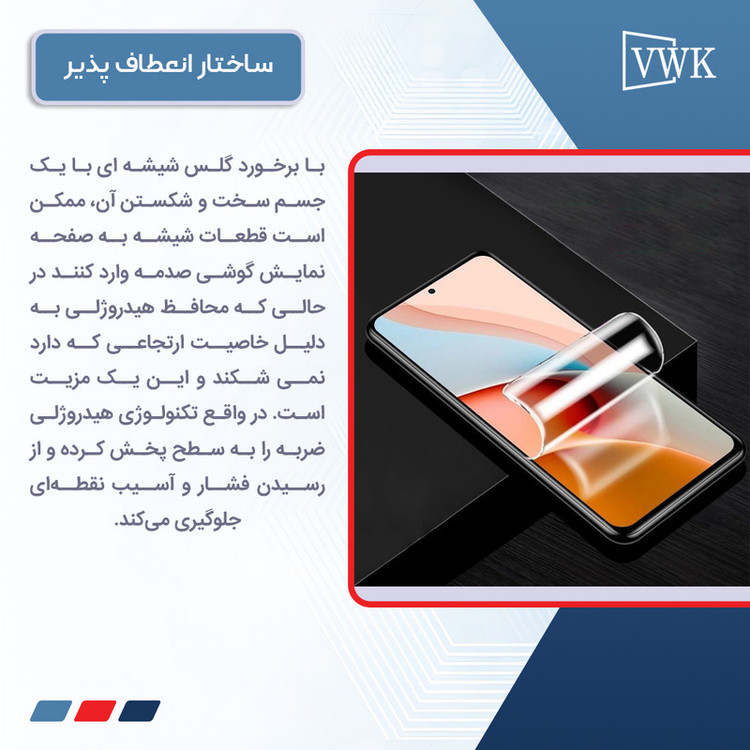 محافظ صفحه نمایش شفاف وی دبلیو کی مدل Tough مناسب برای گوشی موبایل گوگل Pixel 9 Pro XL به همراه محافظ پشت گوشی