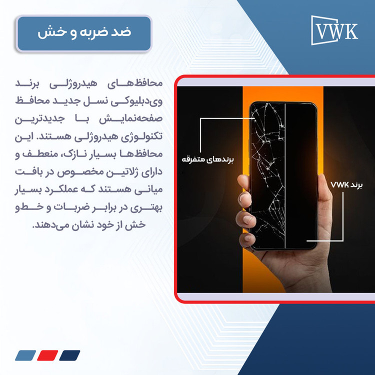 محافظ صفحه نمایش شفاف وی دبلیو کی مدل Tough مناسب برای گوشی موبایل گوگل Pixel 9 Pro XL به همراه محافظ پشت گوشی