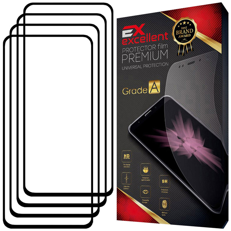 محافظ صفحه نمایش سرامیکی ایکس اکسلنت مدل گلس CRM-B مناسب برای گوشی موبایل شیائومی Redmi Note 10 4G بسته چهار عددی