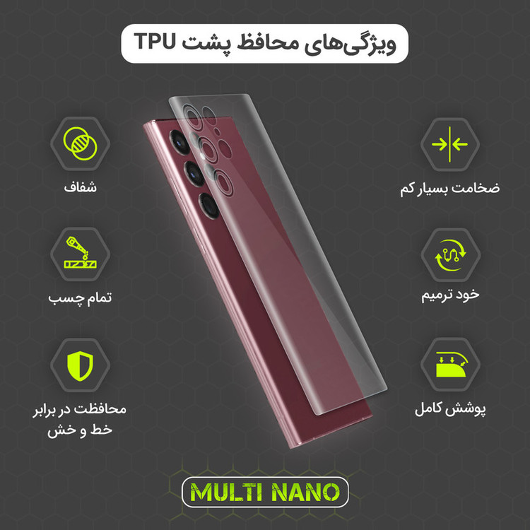 محافظ صفحه نمایش مولتی نانو مدل X-SFT مناسب برای گوشی موبایل بلک بری Key 1 به همراه محافظ پشت