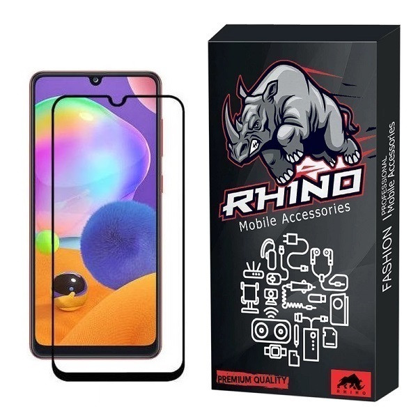 محافظ صفحه نمایش راینو مدل FUL مناسب برای گوشی موبایل شیائومی Redmi 9A