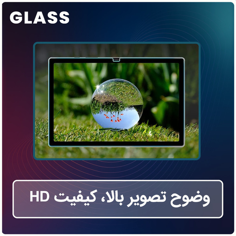 محافظ صفحه نمایش شفاف گلس مدل Resistant مناسب برای گوشی موبایل شیائومی Poco C85 به همراه محافظ پشت گوشی موبایل