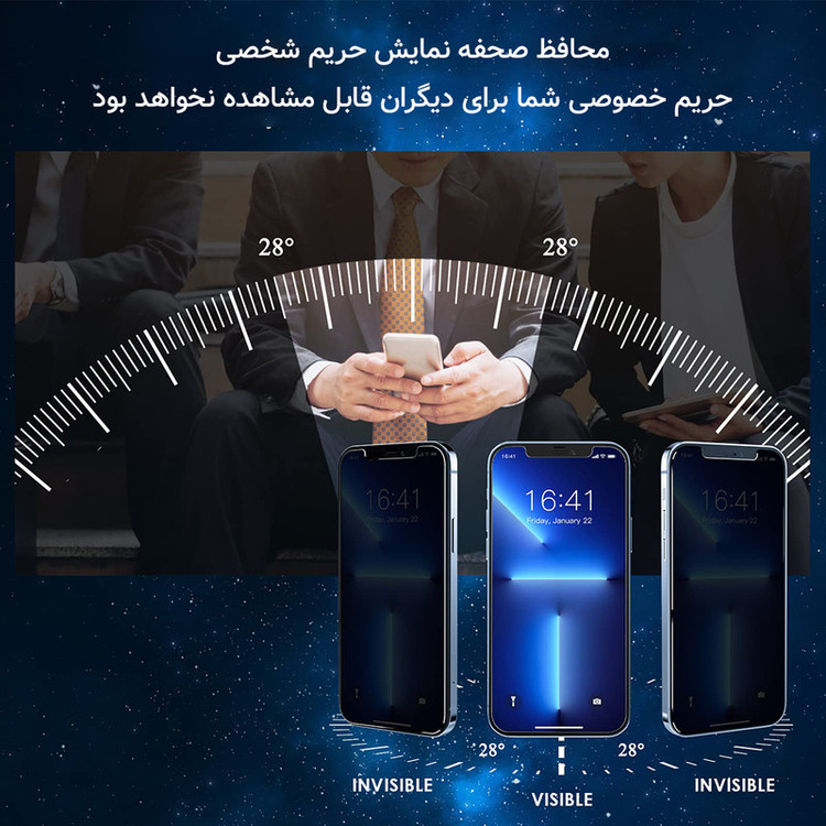 محافظ صفحه نمایش پرایوسی راک اسپیس مدل HyPRV مناسب برای گوشی موبایل شیائومی Mi 10T Lite