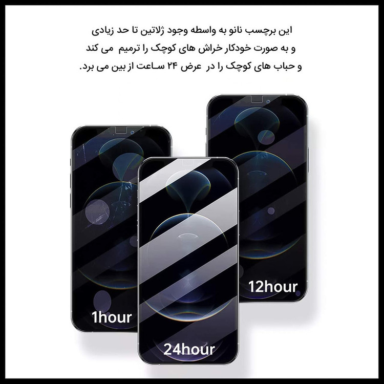 محافظ صفحه نمایش مات راک اسپیس مدل Camera Cut مناسب برای گوشی موبایل اپل iPhone 12 Pro Max