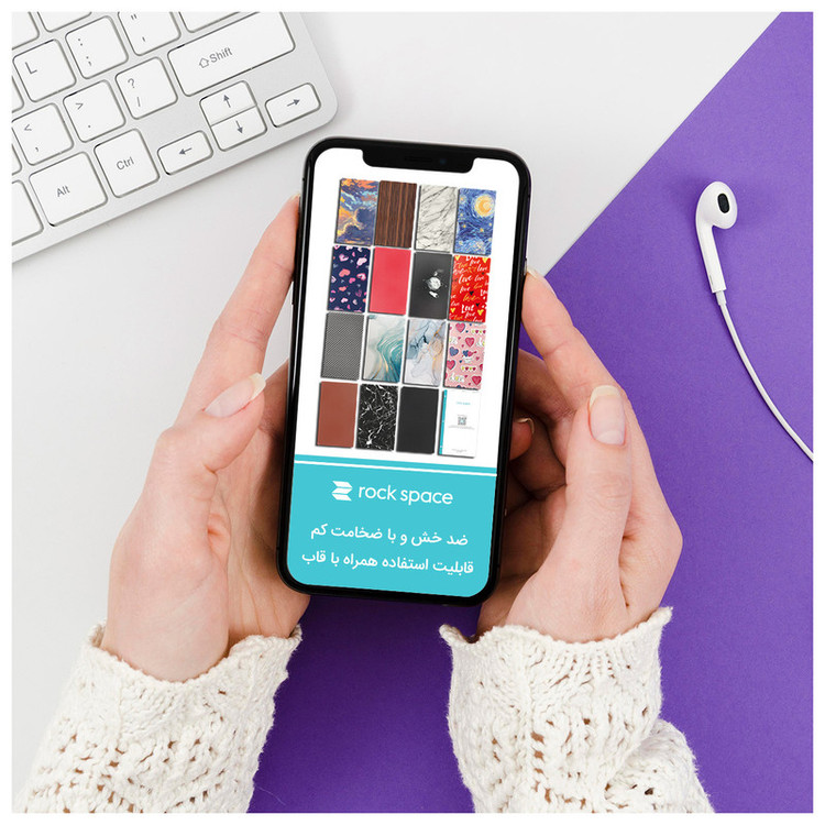 محافظ صفحه نمایش مات راک اسپیس مدل Camera Cut مناسب برای گوشی موبایل اپل iPhone 12 Pro Max