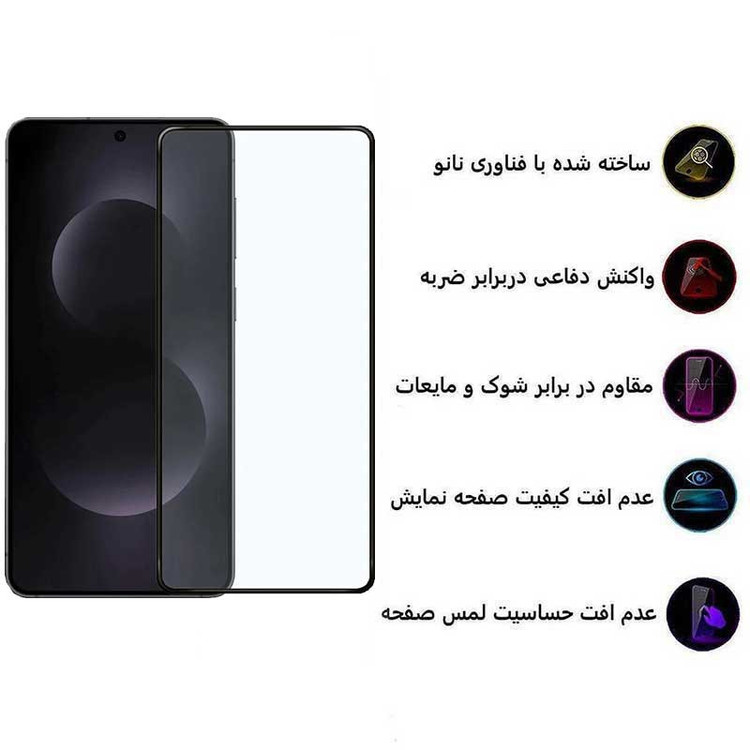 محافظ صفحه نمایش اپیکوی مدل Anti-Static مناسب برای گوشی موبایل سامسونگ Galaxy S25 Edge / S25 Plus