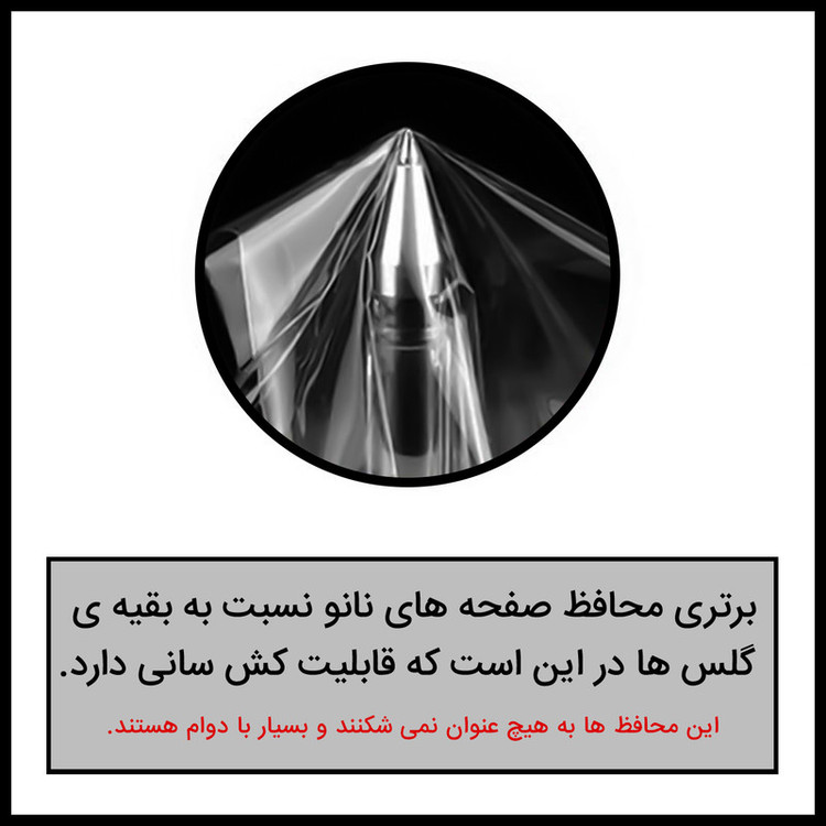 محافظ صفحه نمایش ھیدروژل راک اسپیس کد HGL مناسب برای گوشی موبایل بلک بری Evolve BBG100-1