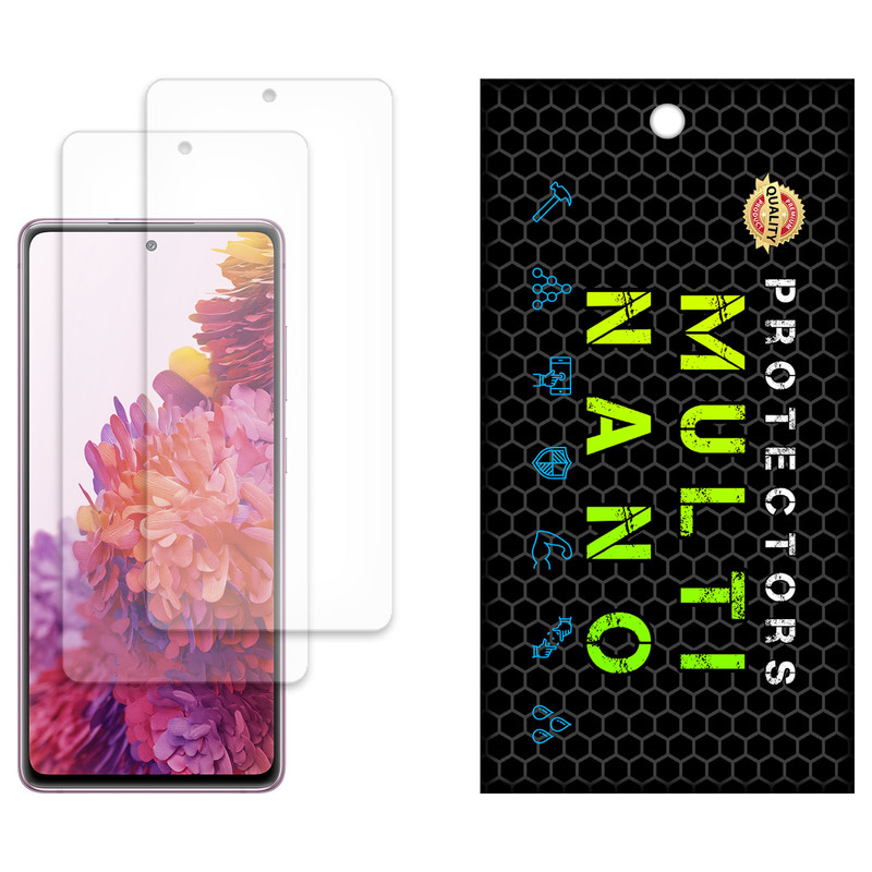 محافظ صفحه نمایش مات مولتی نانو مدل X-S2M مناسب برای گوشی موبایل سامسونگ Galaxy S20 FE بسته دو عددی