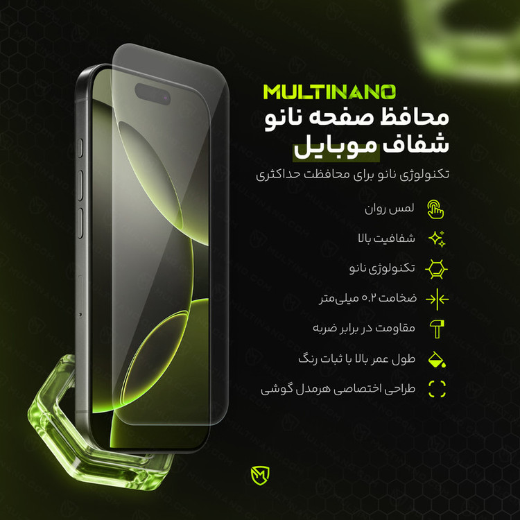 محافظ صفحه نمایش شفاف مولتی نانو مدل X-S1N مناسب برای گوشی موبایل شیائومی Redmi Turbo 4 Pro