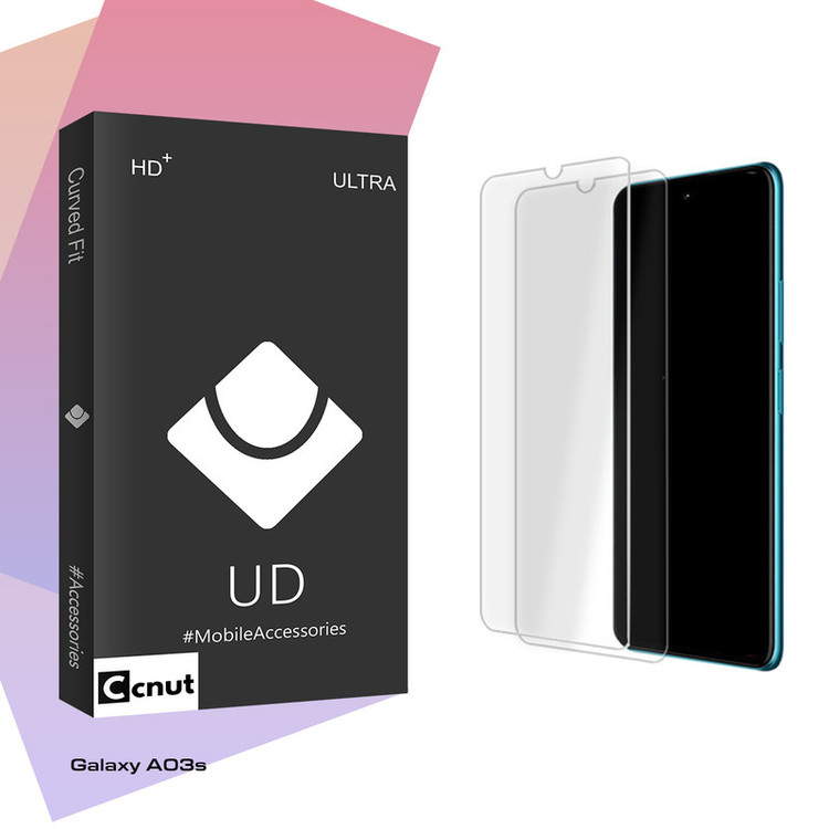 محافظ صفحه نمایش شیشه ای کوکونات مدل UDB Ultra MIX مناسب برای گوشی موبایل سامسونگ Galaxy A03s بسته دو عددی