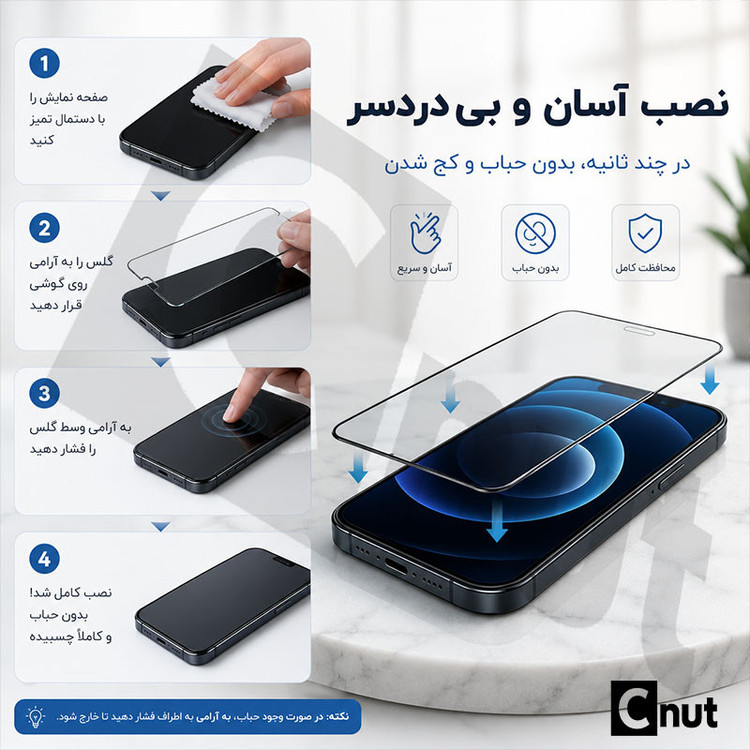 محافظ صفحه نمایش کوکونات مدل Ghoro-MNK مناسب برای گوشی موبایل ZTE Nubia Red Magic 11 Pro