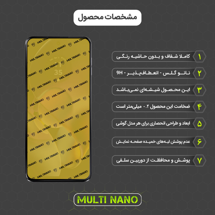 محافظ صفحه نمایش مولتی نانو مدل X-S2N مناسب برای گوشی موبایل موتورولا Moto G14