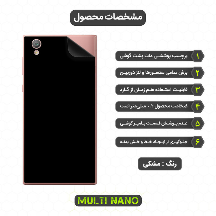 محافظ صفحه نمایش مولتی نانو مدل X-SFM مناسب برای گوشی موبایل سونی Xperia L1 به همراه برچسب پوششی