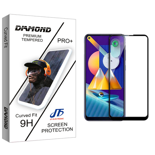 محافظ صفحه نمایش شیشه ای جی اف مدل Diamond Glass مناسب برای گوشی موبایل سامسونگ Galaxy M11