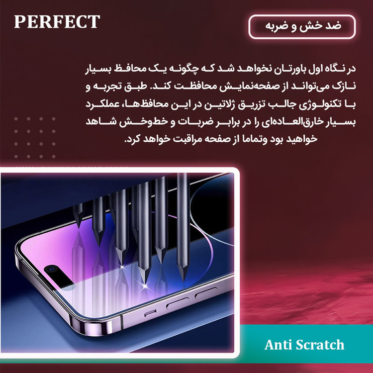 محافظ صفحه نمایش شفاف پرفکت مدل Tough مناسب برای گوشی موبایل آنر Play10 به همراه محافظ پشت گوشی