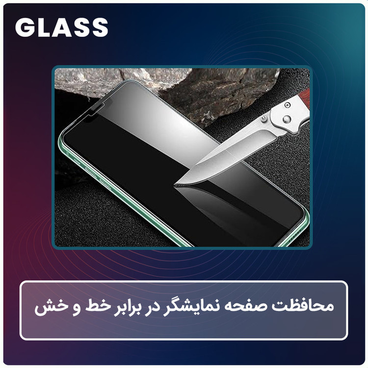 محافظ صفحه نمایش شفاف گلس مدل Resistant مناسب برای گوشی موبایل ایسوس ROG Phone 9 به همراه محافظ پشت گوشی