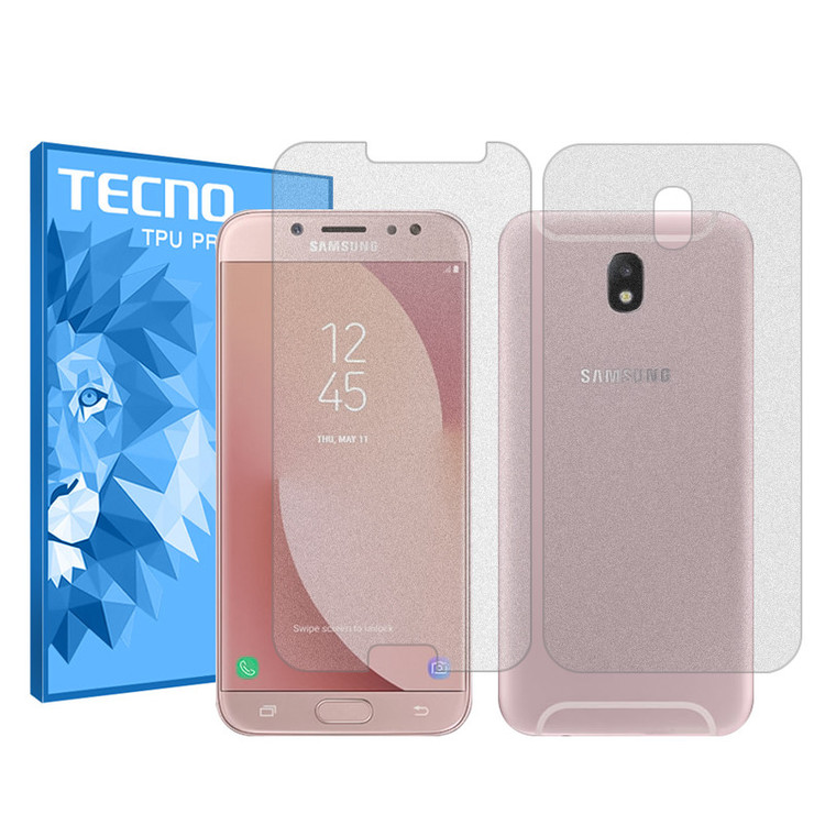 محافظ صفحه نمایش مات تکنو مدل Resistant مناسب برای گوشی موبایل سامسونگ Galaxy J7 Pro به همراه محافظ پشت گوشی
