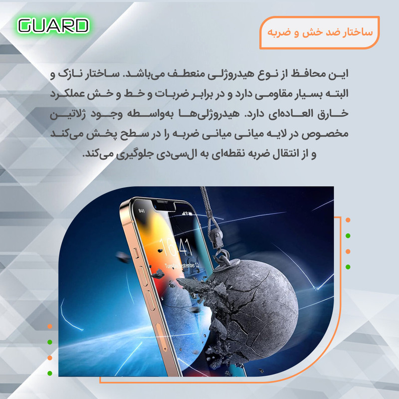 محافظ صفحه نمایش شفاف گارد مدل Tough مناسب برای گوشی موبایل بلک ویو A96 به همراه محافظ پشت گوشی