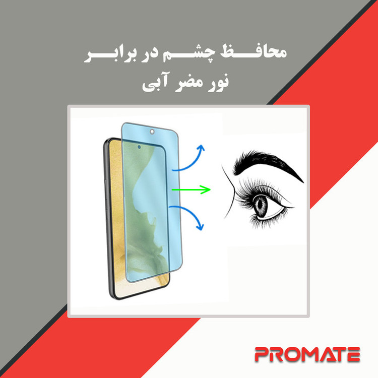 محافظ صفحه نمایش مات ضداشعه پرومیت مدل Resistant مناسب برای گوشی موبایل شیائومی Poco M7 Pro 5G
