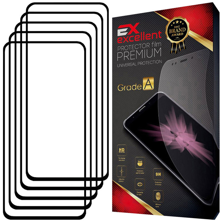 محافظ صفحه نمایش شیشه ای ایکس اکسلنت مدل XFU مناسب برای گوشی موبایل شیائومی Redmi Note 9 بسته پنج عددی