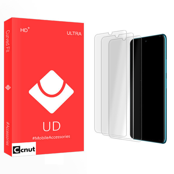 محافظ صفحه نمایش شیشه ای کوکونات مدل UD Ultra MIX3 مناسب برای گوشی موبایل هوآوی P30 Lite بسته سه عددی