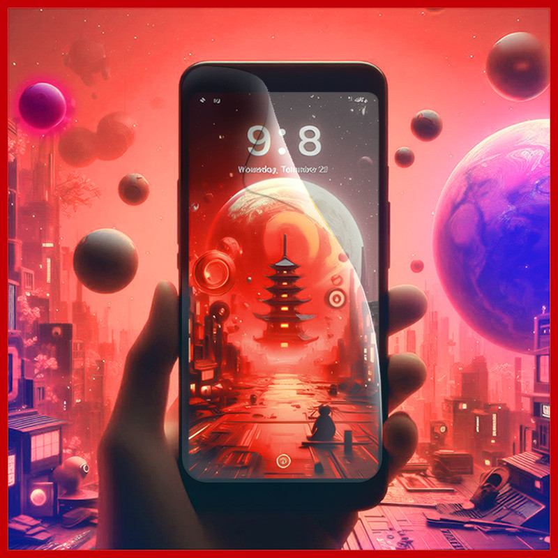 محافظ صفحه نمایش شفاف ریمکس مدل HyGEL مناسب برای گوشی موبایل گوگل Pixel Fold