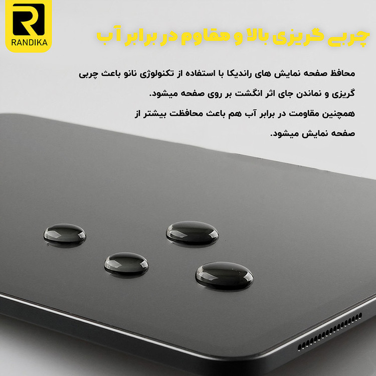 محافظ صفحه نمایش سرامیکی راندیکا مدل GLD مناسب برای گوشی موبایل اپل iPhone 12 Pro